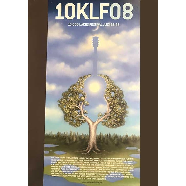 10,000 Lakes Festival 2008 Poster Version B