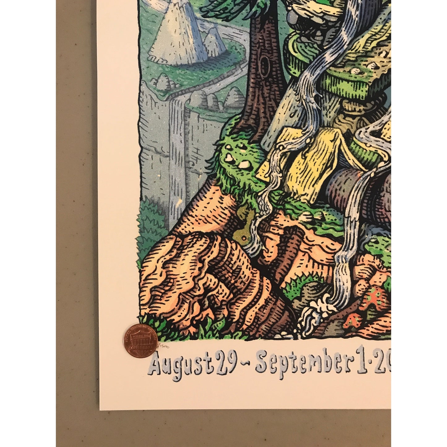 Phish Commerce City Colorado 2024 Official 1st Edition Poster By David Welker