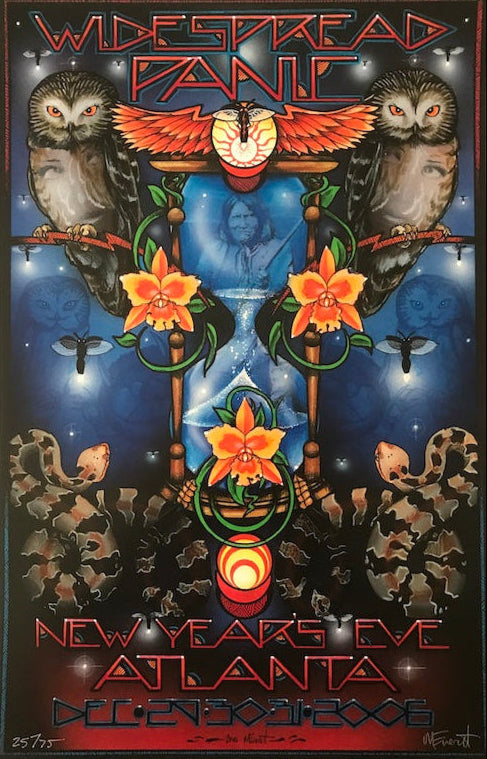 Widespread Panic @ The Philips Arena New Years Eve Concerts 2006 Atlanta Georgia LE print of 75 By Michael Everett