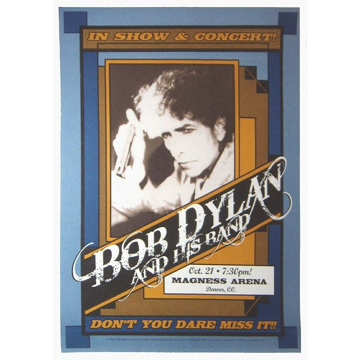 Bob Dylan Magness Arena 10/21/09 Official Limited Edition Poster