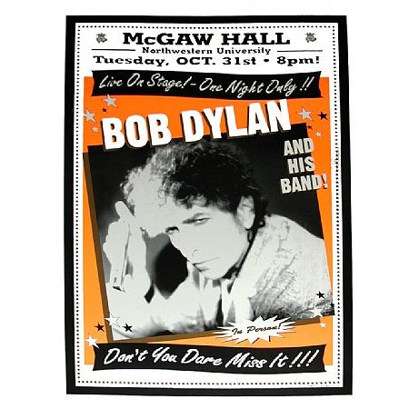 Bob Dylan @ McGaw Hall Northwestern Univesity, Evanston Illinois 10/31/00