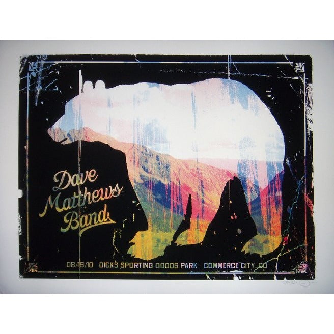 Dave Mattews Band Dick's Sporting Goods Park Commerce City Colorado Mile High Music Festival Poster 8/15/10