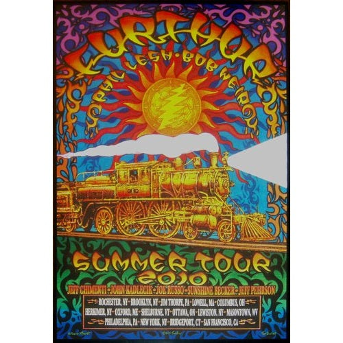 Furthur Summer Tour 2010 Official 1st Edition Poster by Michael Everett