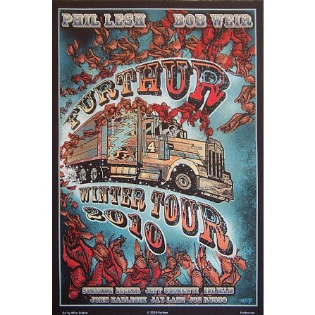 Furthur Grateful Dead Winter Tour 2010 Official Poster