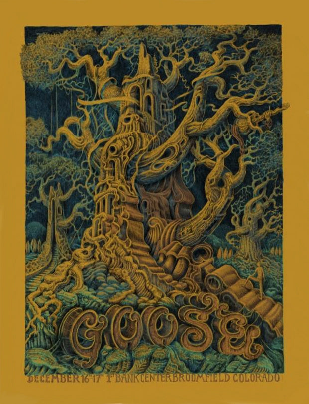 Goose @ The 1STBANK Center Broomfield/ Denver Colorado December 16th,17th 2022  Bronze Variant Show Edition 1st Edition by David Welker