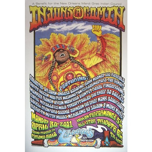 "Injuns A Comin" Benefit @ Tipitina's 4/30/01