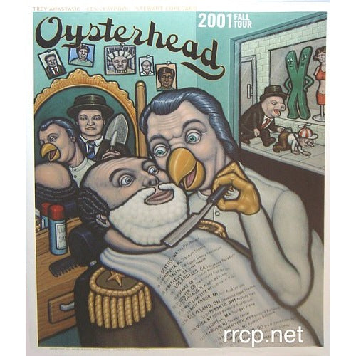 Oysterhead Fall Tour 2001 Official Concert Poster 1st Edition Print