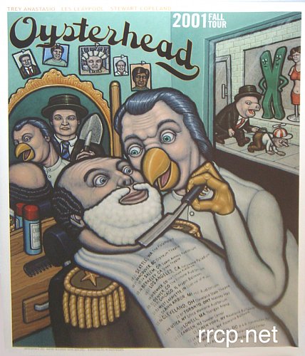 Oysterhead Fall Tour 2001 Official Concert Poster 1st Edition Print