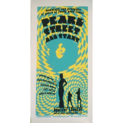 Pearl Street All Stars Boulder Theater Boulder Colorado 12th Anniversary Poster
