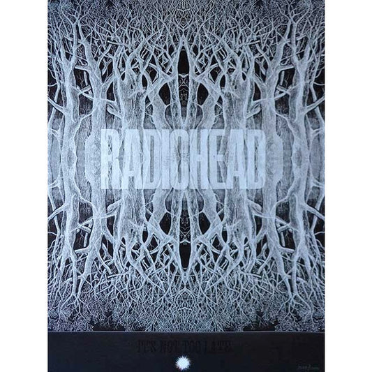 Radiohead King Of Limbs North American Tour 2012  Limited Edition Print Hand Numbered Edition