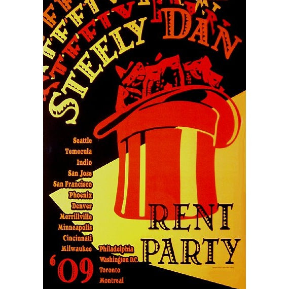 Steely Dan Fall Tour 2009 2nd Leg "Rent Party 09"