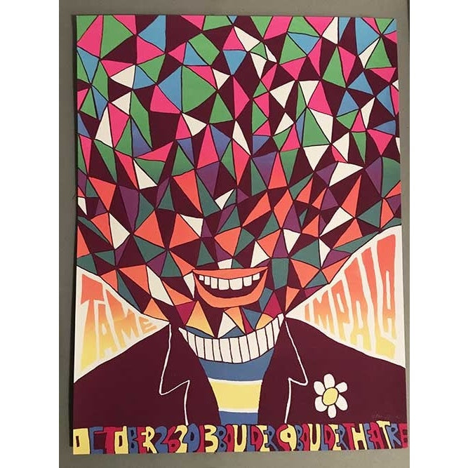 Tame Impala Boulder Theater October 26th 2013 Official Poster S/N 1st Edition Nate Duval