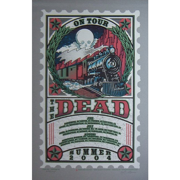 The Dead Summer Tour 2004 Including Red Rocks Official Poster S/N 1st Edition