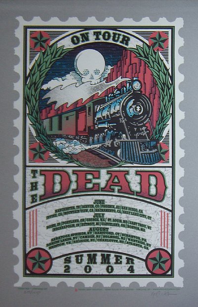 The Dead Summer Tour 2004 Official Poster S/N 1st Edition