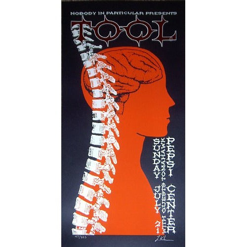 Tool & Tomahawk @ The Pepsi Center Denver 7/21/02 L.E. S/N 1st Edition Poster