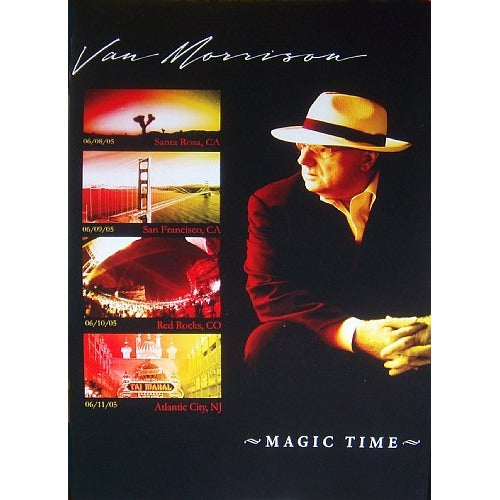 Van Morrison Magic Time North American Tour 2005 Red Rocks Amphitheatre Colorado Official L.E. Poster