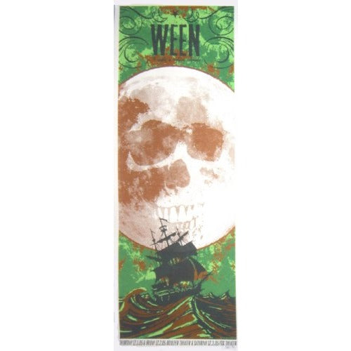 Ween Boulder Theatre, Fox Theatre Boulder Colorado 12/1-3/05 S/N Poster By Todd Slater