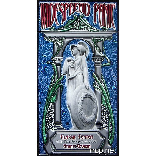 Widespread Panic @ The Classic Center Athens Georgia 4/1-3/00 Official S/N Limited Edition Poster