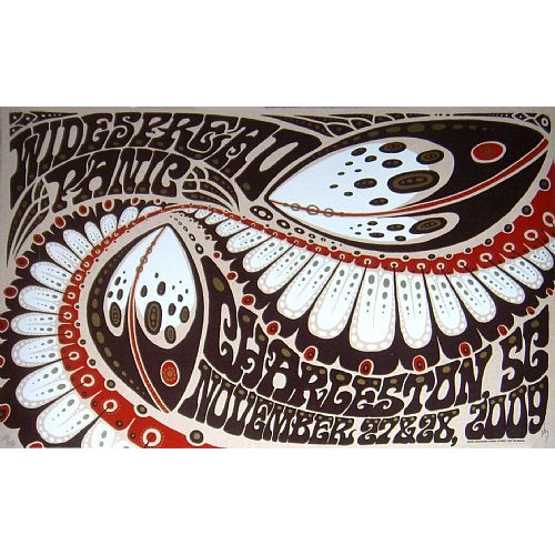 Widespread Panic Charleston South Carolina 11/27-28/09 Official L.E. Poster