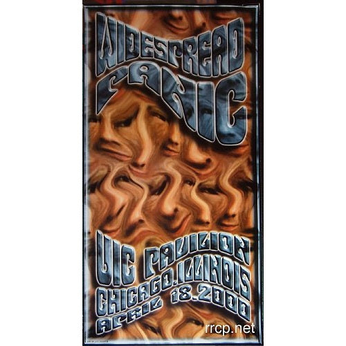 Widespread Panic UIC Pavilion Chicago Illinois 4/18/00 Official S/N Limited Edition Poster