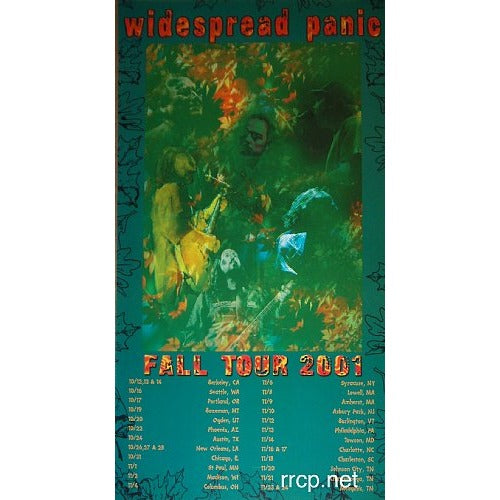 Widespread Panic Fall Tour 2001 Poster