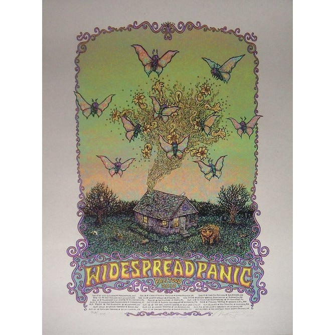 Widespread Panic Fall Tour 2010 Official Tour Poster by Marq Spusta