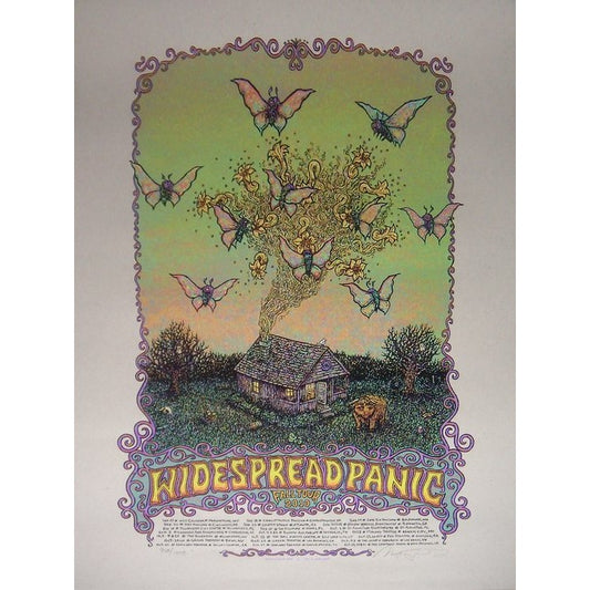 Widespread Panic Fall Tour 2010 Official Tour Poster by Marq Spusta