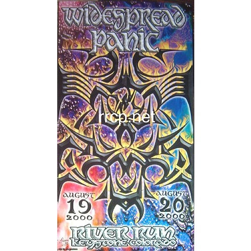 Widespread Panic @ Keystone Ski Resort "River Run" August 2000 Official Poster