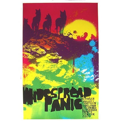 Widespread Panic Loveland Colorado 2007 Official Poster