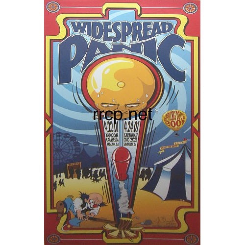 Widespread Panic Macon & Savannah Georgia 4/22-24-01 Limited Edition Official Poster S/N