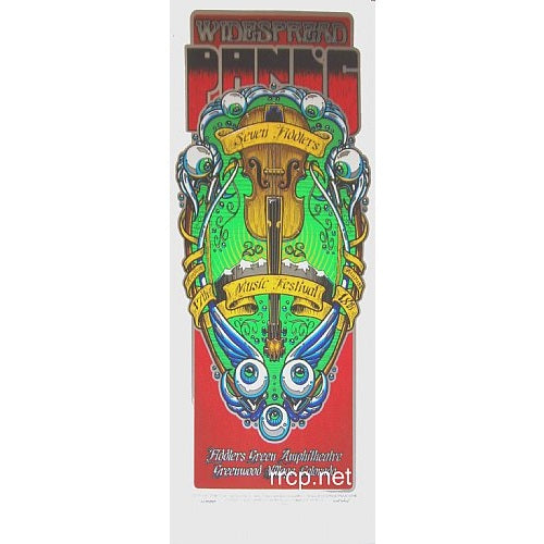 Widespread Panic The 7 Fiddlers Festival Greenwood Village Colorado 8/17-18/02 Liimted Edition Screen Print