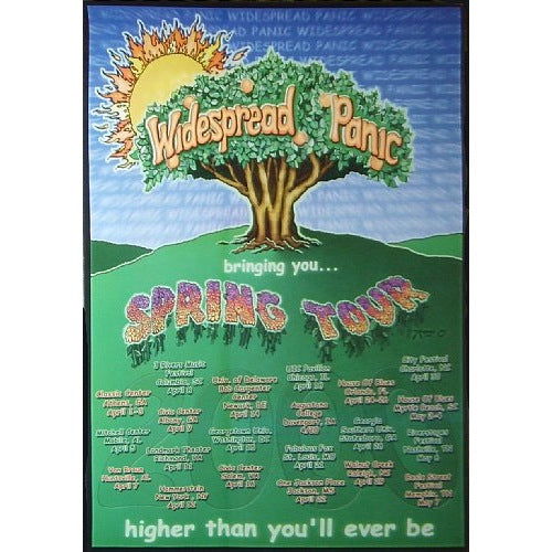 Widespread Panic Spring Tour 2000 1st Edition Poster