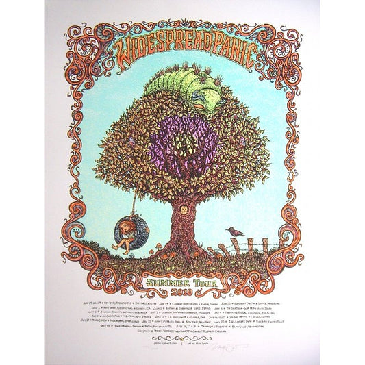 Widespread Panic Summer Tour 2010 Official Tour Poster 1st Edition by Marq Spusta