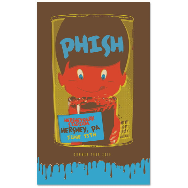 Phish Hershey Park Pennsylvania 2010 Original 1st Edition Poster Hand Numbered of 650