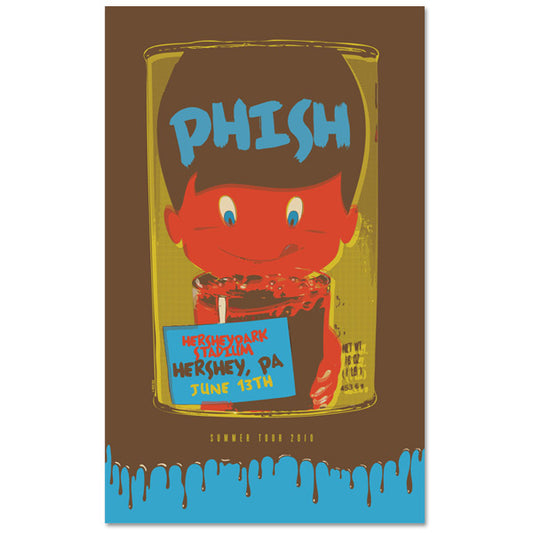 Phish Hershey Park Pennsylvania 2010 Original 1st Edition Poster Hand Numbered of 650