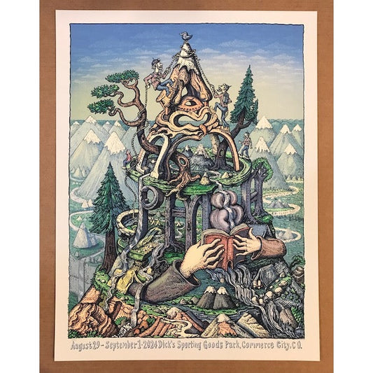 Phish Commerce City Colorado 2024 Official 1st Edition Poster By David Welker