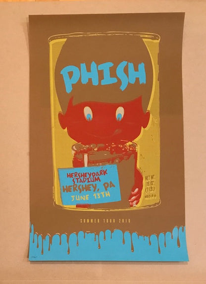 Phish Hershey Park Pennsylvania 2010 Original 1st Edition Poster Hand Numbered of 650