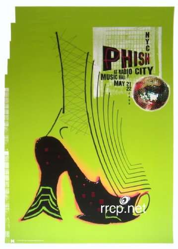 Phish Radio City Music Hall New York City New York 2000 L.E. Poster