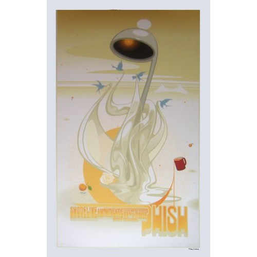 Phish Shoreline Amphitheatre Mountain View California 7/9-10/03 Official Numbered Poster