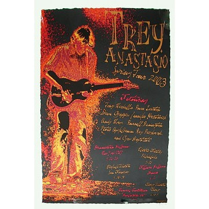 Trey Anastasio Spring Tour 2003 Official Poster S/N edition of 750