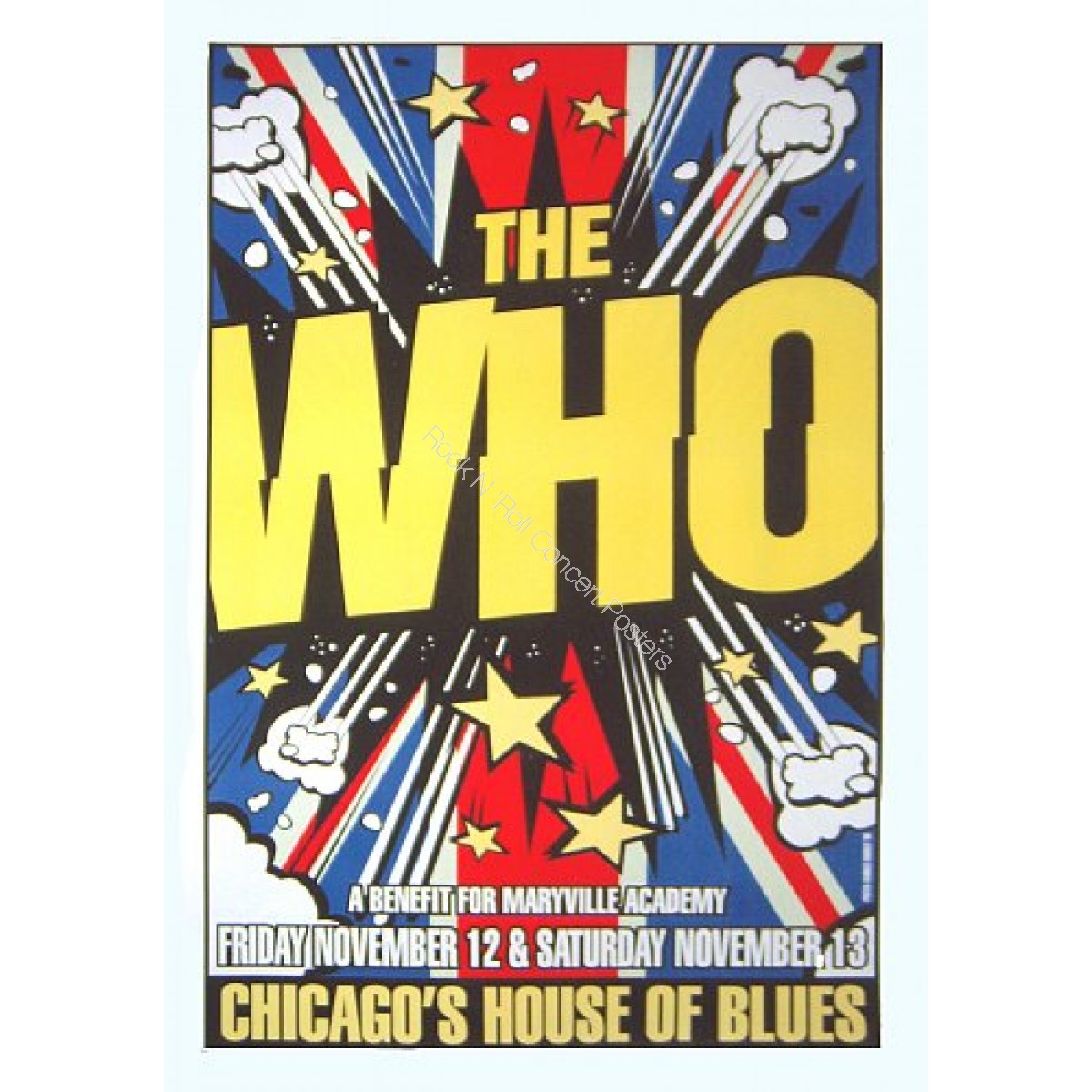 The Who @ The House Of Blues Chicago 11/12-13-99 | Concert Posters For ...
