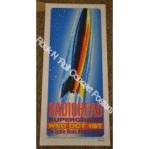 Radiohead Cynthia Woods Mitchell Pavilion Woodlands Texas October 1st 2003 Poster Hand Signed